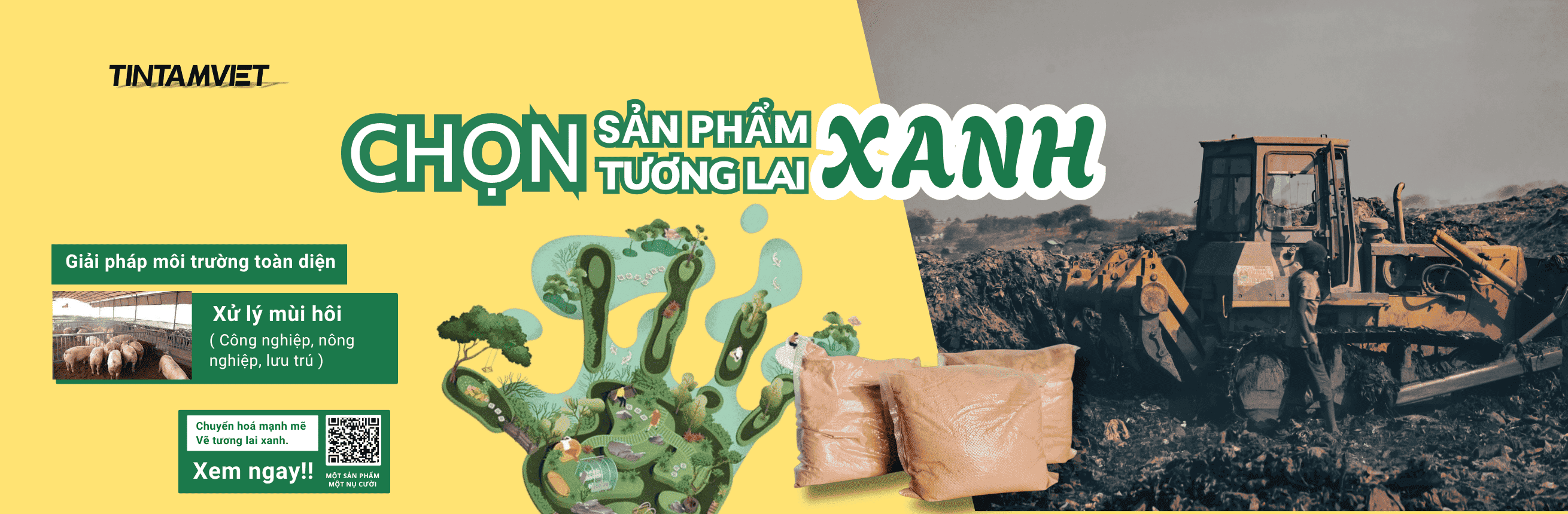 Giải pháp kết hợp vi sinh & enzyme xử lý mùi toàn diện